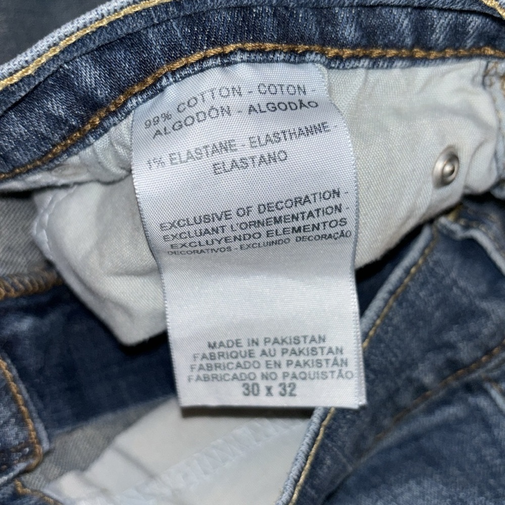 Levi’s 232 men’s slim straight fit blue jeans 30”x32” - Picture 3 of 8